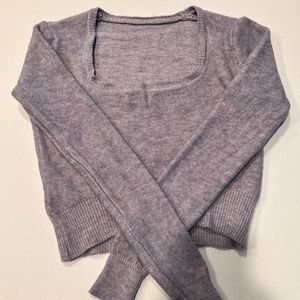 Urban Outfitters Scoop Neck Cropped Sweater